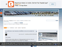 Tablet Screenshot of clubzafira.com